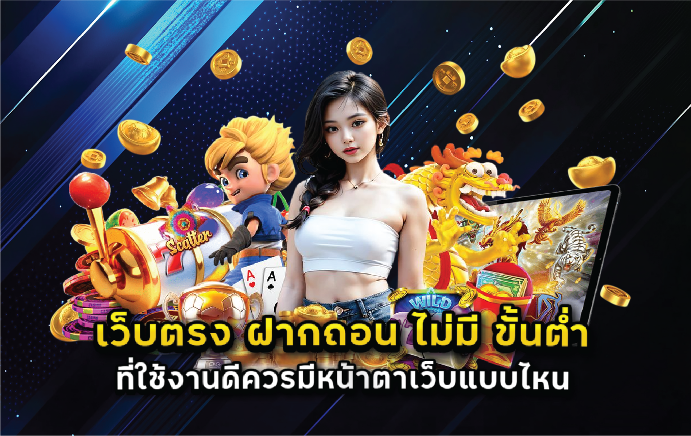 เว็บตรง ฝากถอน ไม่มี ขั้นต่ำ ที่ใช้งานดีควรมีหน้าตาเว็บแบบไหน